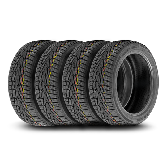1857014HD677-4PK 185/70R14 Haida HD677 Studdable Winter 92T - 4 Pack Haida Tires Canada