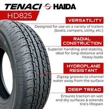 Load image into Gallery viewer, TEN2157514LHD825-4PK ST215/75R14 6PR Tenaci HD825 102/98L - 4 Pack Tenaci Tires Canada