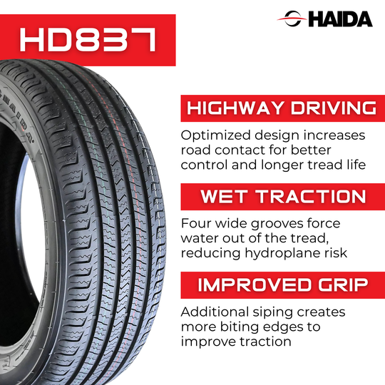 2256517HD837-4PK 225/65R17 Haida HD837 Highway 102H - 4 Pack Haida Tires Canada