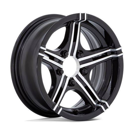 HE182756060306N - Helo HE1827 15X6 6X139.7 ET -6mm Gloss Black Machined - Helo Wheels Canada