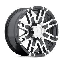 Load image into Gallery viewer, HE83578080300 - Helo HE835 17X8 8X165.1  0mm Gloss Black Machined - Helo Wheels Canada
