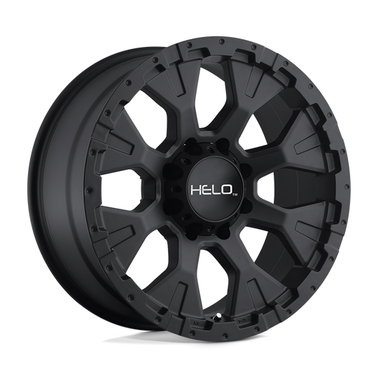 HE87879080712N - Helo HE878 17X9 8X165.1 -12 mm Satin Black - Helo Wheels Canada
