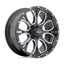 Load image into Gallery viewer, HE87979050312NBC - Helo HE879 17X9 5X127 ET -12mm Gloss Black Machined &amp; Milled - Helo Wheels Canada