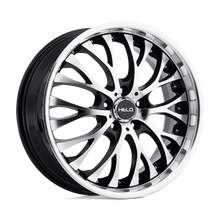 Load image into Gallery viewer, HE89028556335 - Helo HE890 20X8.5 5X112  35mm Gloss Black Machined Face - Helo Wheels Canada
