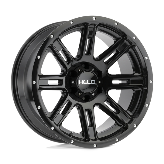 HE90089068300 - Helo HE900 18X9 6X139.7  0mm Gloss Black - Helo Wheels Canada