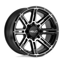 Charger l'image dans la galerie, HE90089077500 - Helo HE900 18X9 6X120  0mm Gloss Black Machined - Helo Wheels Canada