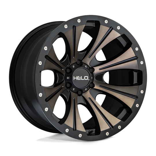 HE90129050912N - Helo HE901 20X9 5X127 -12 mm Satin Black Dark Tint - Helo Wheels Canada