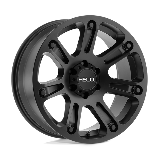 HE90489088700 - Helo HE904 18X9 8X180  0mm Satin Black - Helo Wheels Canada