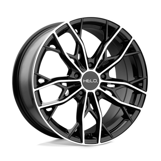 HE90788052540 - Helo HE907 18X8 5X120  40mm Gloss Black Machined - Helo Wheels Canada