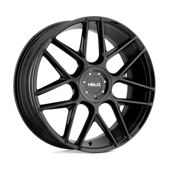 HE91277500318 - Helo HE912 17X7.5 BLANK  18mm Gloss Black - Helo Wheels Canada