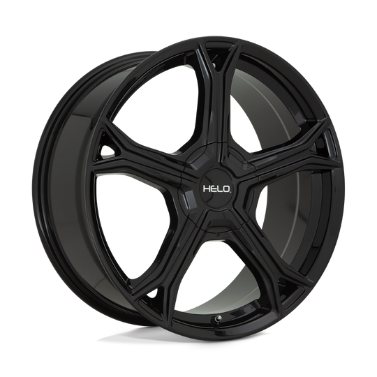 HE91528554340 - Helo HE915 20X8.5 5X127 / 5X114.3 40mm Gloss Black - Helo Wheels Canada