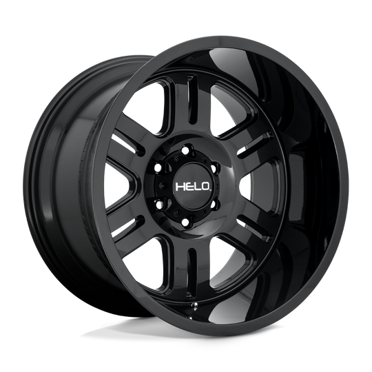 HE91629068300 - Helo HE916 20X9 6X139.7  0mm Gloss Black - Helo Wheels Canada