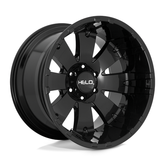 HE91781050318N - Helo HE917 18X10 5X127 ET -18mm Gloss Black - Helo Wheels Canada