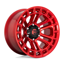 Charger l'image dans la galerie, D71917908445 - Fuel Off-Road D719 Heater 17X9 6X139.7 -12 mm Candy Red Machined - Fuel Off-Road Wheels Canada