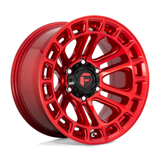 D71920008447 - Fuel Off-Road D719 Heater 20X10 6X139.7 -18 mm Candy Red Machined - Fuel Off-Road Wheels Canada
