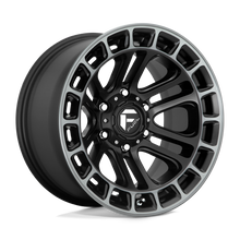 Load image into Gallery viewer, D72020008947 - Fuel Off-Road D720 Heater 20X10 6X135 -18 mm Matte Black Double Dark Tint Machined - Fuel Off-Road Wheels Canada