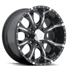 Load image into Gallery viewer, HE7917913912 - Helo HE791 Maxx 17X9 5X135 -12 mm Gloss Black Milled - Helo Wheels Canada