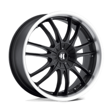 Charger l'image dans la galerie, HE84577510342 - Helo HE845 17X7.5 5X105 ET 42mm Gloss Black Machined - Helo Wheels Canada