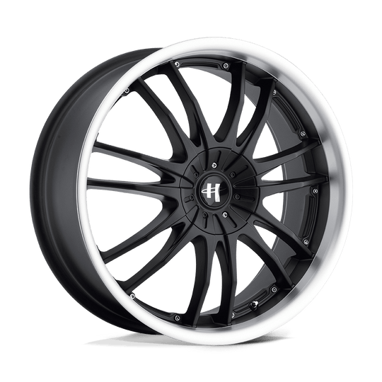 HE84588020342CF - Helo HE845 18X8 5X115 / 5X120 ET 42mm Gloss Black Machined - Helo Wheels Canada