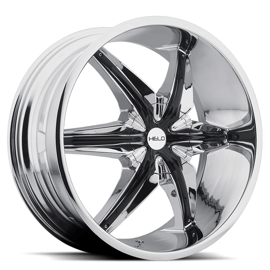 HE86624967235 - Helo HE866 24X9.5 6X135 6X139.7 35mm Chrome Plated With Gloss Black Accents - Helo Wheels Canada