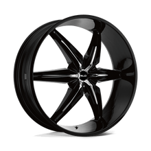 Charger l'image dans la galerie, HE86624967310 - Helo HE866 24X9.5 6X135 6X139.7 10mm Gloss Black With Removable Chrome Accents - Helo Wheels Canada