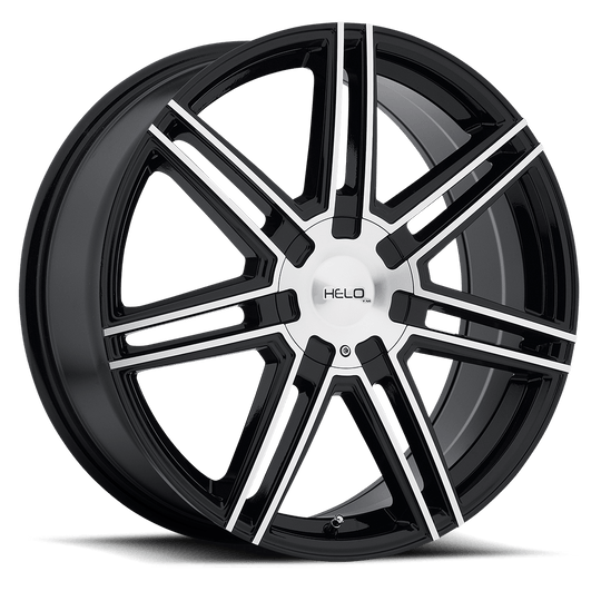 HE88487049335 - Helo HE884 18X7 5X120 ET 35mm Gloss Black With Machined Face - Helo Wheels Canada
