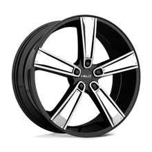 Load image into Gallery viewer, HE89928512538 - Helo HE899 20X8.5 5X114.3  38mm Satin Black Machined With Gloss Black &amp; Chrome Inserts - Helo Wheels Canada