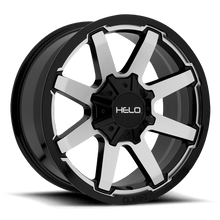 Load image into Gallery viewer, HE90979080518 - Helo HE909 17X9 8X165.1  18mm Gloss Black Machined - Helo Wheels Canada