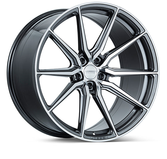 HF3-0M14 - Vossen HF-3 20X10 5X112 ET 50mm Gloss Graphite Polished - Vossen Wheels Canada