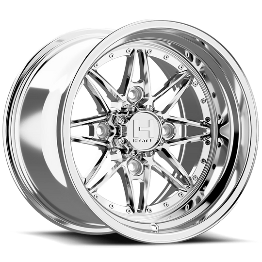 HF12-1570415644P - Hostile UTV Forged Blaster 15X7 4X156 13mm Polished - Hostile UTV Forged Wheels Canada
