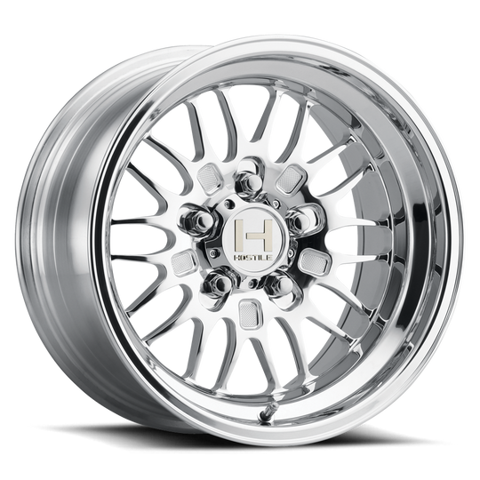 HF13-1512511450P - Hostile UTV Forged Outlaw 15X12 5X114 -38mm Polished - Hostile UTV Forged Wheels Canada