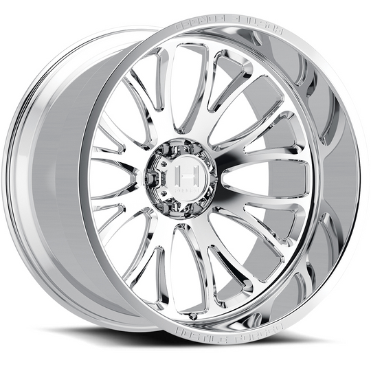 HF18-2814817045P - Hostile Forged Throne 28X14 8X170 -76mm Full polish - Hostile Forged Wheels Canada