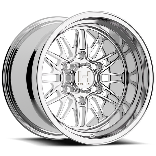HF26-1580655044P - Hostile Gecko 15X8 6X139.7 0mm Polished - Hostile Wheels Canada