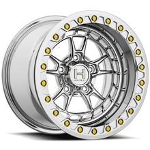 Load image into Gallery viewer, HF32-1580655044P - Hostile UTV Forged Rival-Beadlock 15X8 6X139.7 0mm Polished - Hostile UTV Forged Wheels Canada