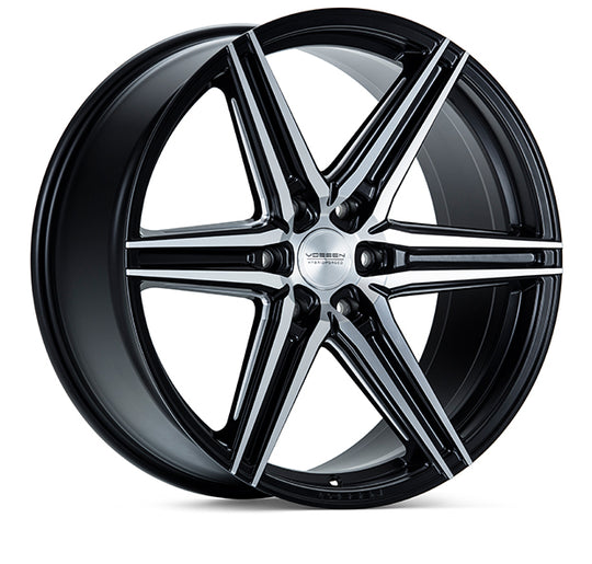 HF62-0G02 - Vossen HF6-2 20X9.5 6X139.7 ET 15mm Brushed Matte Black - Vossen Wheels Canada