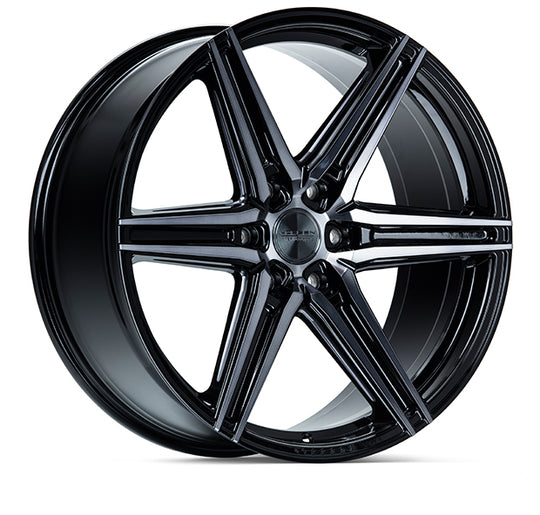 HF62-2G22 - Vossen HF6-2 22X9.5 6X139.7 ET 20mm Tinted Gloss Black - Vossen Wheels Canada