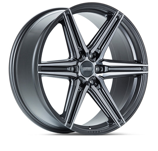 HF62-2F23 - Vossen HF6-2 22X9.5 6X135 ET 20mm Tinted Matte Gunmetal - Vossen Wheels Canada