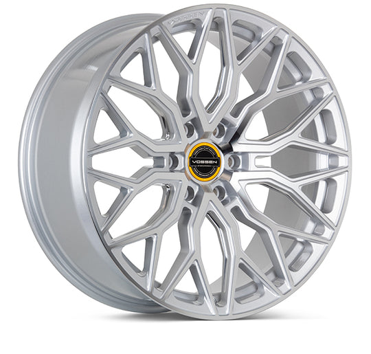 HF63-4F40 - Vossen HF6-3 24X10 6X135 ET 25mm Silver Polished - Vossen Wheels Canada