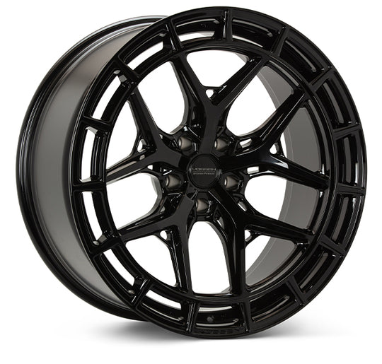 HFX1-0W01 - Vossen HFX-1 20X10 5X127 ET 18mm Gloss Black - Vossen Wheels Canada