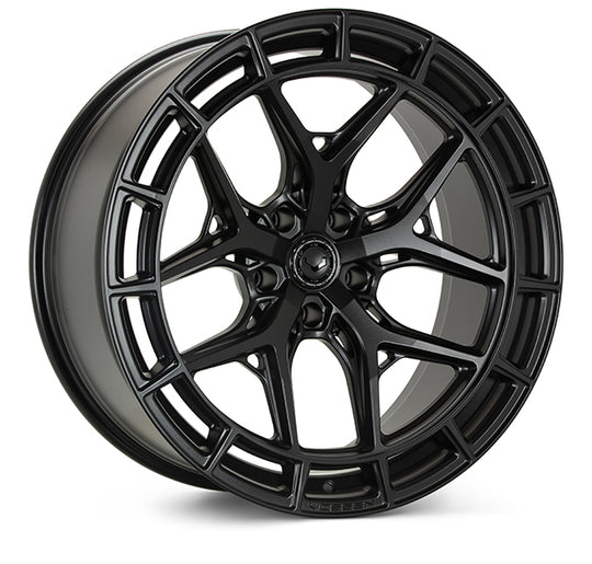 HFX1-2W47 - Vossen HFX-1 22X10 5X127 ET 18mm Satin Black - Vossen Wheels Canada