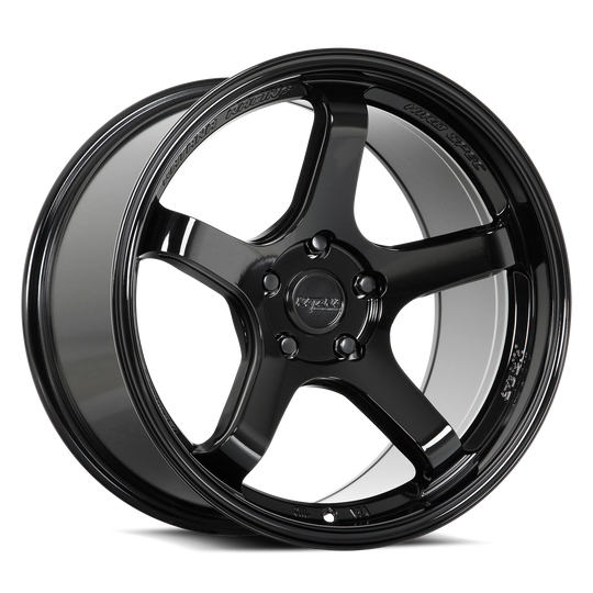 HR05-1810550GB22 - Katana Racing HR05 18X10.5 5X100 ET 22mm Gloss Black - Katana Racing Wheels Canada