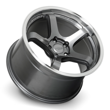 Load image into Gallery viewer, HR05-189552GMML - Katana Racing HR05 18X9.5 5X112 ET 22mm Gloss Gunmetal Machined Lip - Katana Racing Wheels Canada