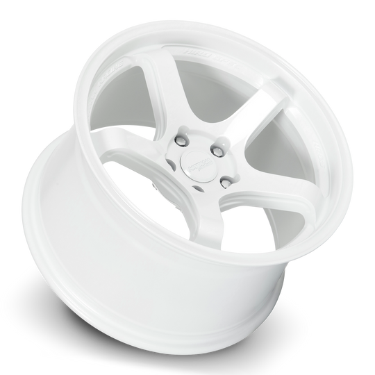 HR05-188545GW - Katana Racing HR05 18X8.5 5X120 ET 35mm Gloss White - Katana Racing Wheels Canada