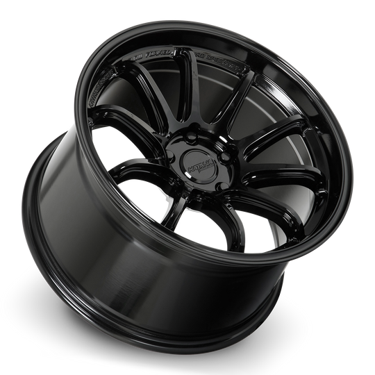 HR06-1810545GB22 - Katana Racing HR06 18X10.5 5X120 ET 22mm Gloss Black - Katana Racing Wheels Canada