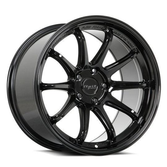 HR06-188550GB - Katana Racing HR06 18X8.5 5X100 ET 35mm Gloss Black - Katana Racing Wheels Canada