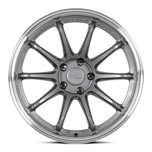 Load image into Gallery viewer, HR06-1810550GMML22 - Katana Racing HR06 18X10.5 5X100 ET 22mm Gloss Gunmetal Machined Lip - Katana Racing Wheels Canada