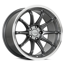 Load image into Gallery viewer, HR06-189550GMML - Katana Racing HR06 18X9.5 5X100 ET 22mm Gloss Gunmetal Machined Lip - Katana Racing Wheels Canada