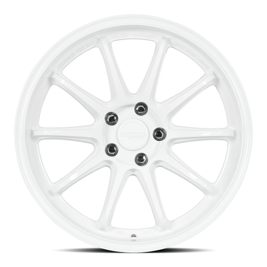 HR06-188545GW - Katana Racing HR06 18X8.5 5X120 ET 35mm Gloss White - Katana Racing Wheels Canada