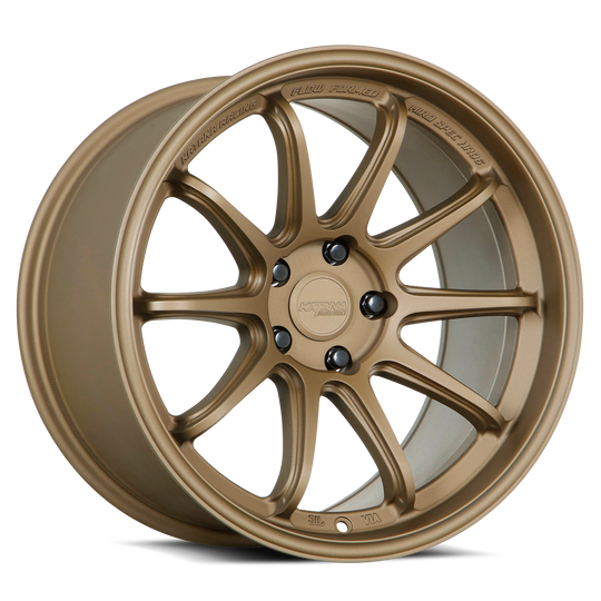 HR06-188545MR - Katana Racing HR06 18X8.5 5X120 ET 35mm Matte Bronze - Katana Racing Wheels Canada