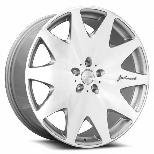 HR0322905xx20S-51225 - MRR HR3 22X9 5X112 25MM Silver Machine Face - MRR Wheels Canada